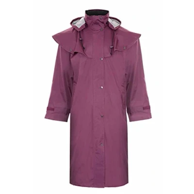 Image of Champion Country Estate Womens Rain Sandringham Riding Coat Plum 18