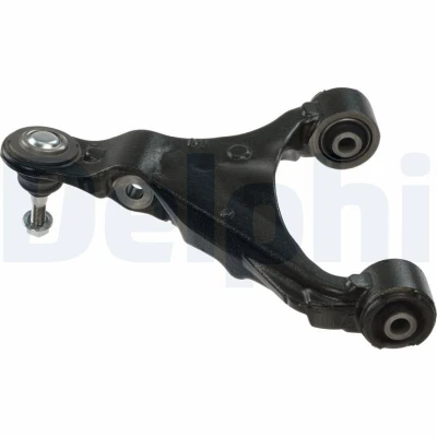 Image of LR014629, LR051618, LR063688, LR074838 Suspension Arm DELPHI TC3026 with ball joint Left, Upper Trailing Sheet Steel LAND ROVER: Range Rover Sport