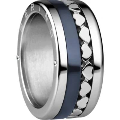 Image of BERING Women&#039;s ring in shiny silver Arctic Symphony Collection with stainless steel Maas 10