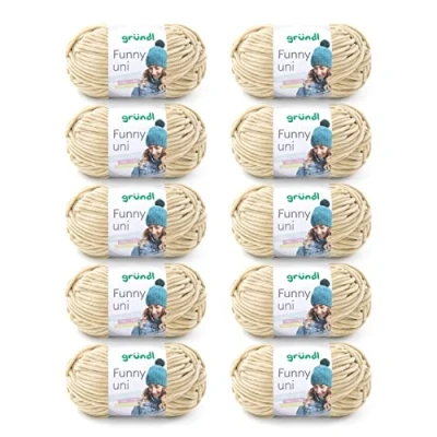 Image of Gründl Wool, Polyester, Beige, 47,5 x 40 10 cm