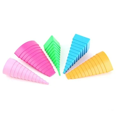 Image of Walfront 5pcs Mixed Color 5 Shapes Paper Quilling Border Buddy DIY Quilled Creation Crafting Tool Strips Shape Making Curling Rolling