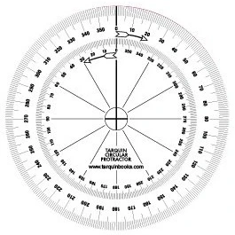 Image of Tarquin 360 Degree Protractor (Single)