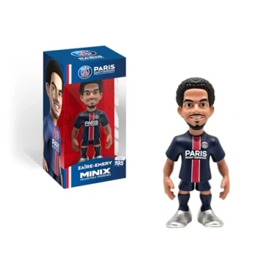 Image of MINIX Football Stars #195 PSG Warren Zaire Emery 33 Collectible Figure 12 cm