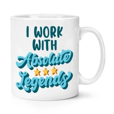 Image of I Work with Absolute Legends 10oz Mug Cup