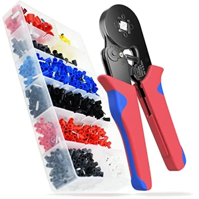 Image of Crimping Pliers with Wire End Ferrules Set of 1200 0.25 mm² to 10