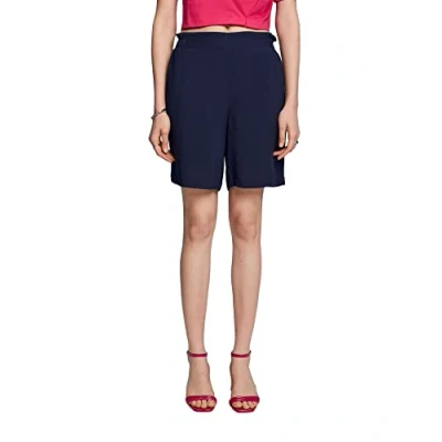 Image of ESPRIT Women&#039;s 053ee1c303 Shorts, Navy, UK 6