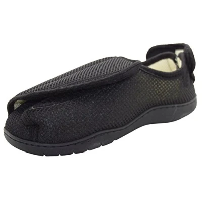 Image of True Face Unisex Mobility Slipper Shoes Black CT 16005 3/4
