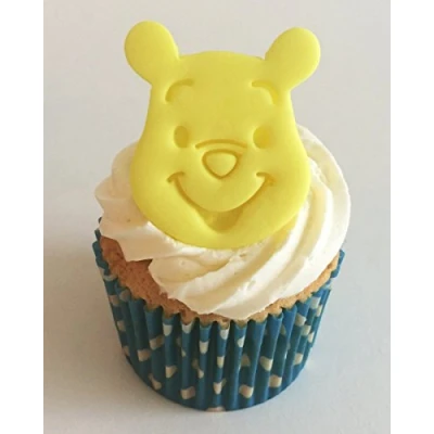 Image of 6 Fun Sugar Winnie The Pooh Cake Toppers Made with Love &amp; Imagination in UK!