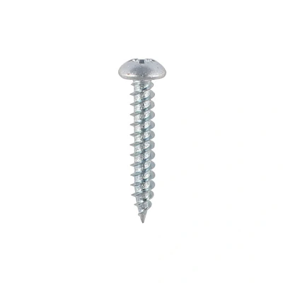 Image of TIMCO PZ2 Round BZP Twin Woodscrews 10 x 1 Zinc Plated Box of 200