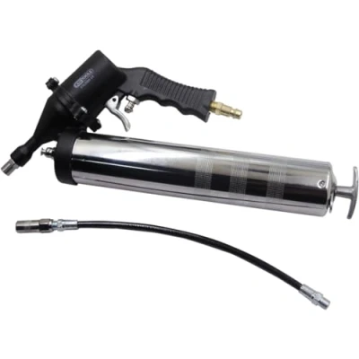 Image of KS Tools 515.3900 Pneumatic grease gun with flexible hose and nozzle