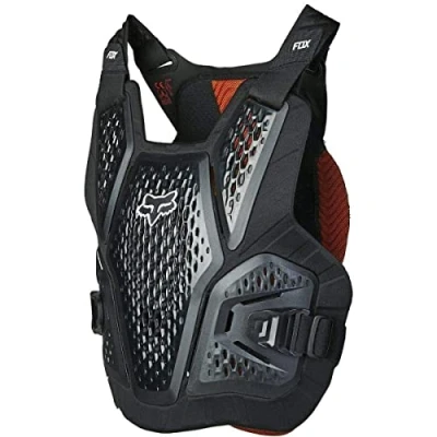 Image of Fox Racing Raceframe Impact SB, CE D3O Protective Off Road Jacket with Padding and Certification Designed for Maximum Safety,Black,S/M