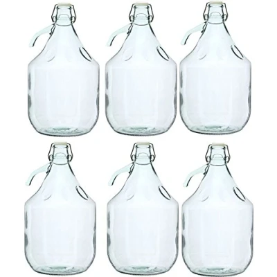 Image of 5L Ambrosia Italy Carboy Complete with Swing Top Bottle Set of 6 x Balloons Wine Bar Free Delivery
