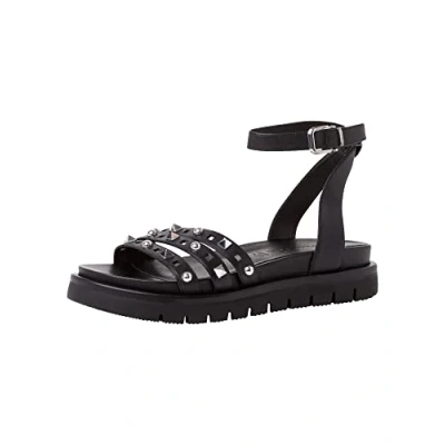 Image of Tamaris Women&#039;s Damen 1 28282 38 Wedge Sandal, Black, 6 UK