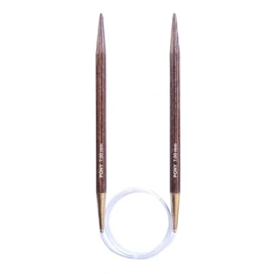 Image of Pony Perfect Circular kni. needles wood 60cm 7.00mm 1pc