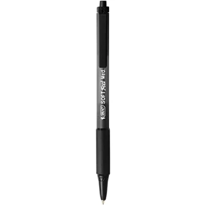 Image of BIC ® SOFT Feel clic Grip Pen 0.4 MM, Black