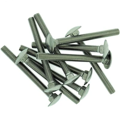 Image of M10 (10mm x 30mm) Cup Square Carriage Bolt (Fully Threaded) Stainless Steel (A2) (Pack of 10)