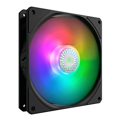 Image of Cooler Master SickleFlow 140 ARGB Case &amp; Cooling Fan Motherboard Compatible, Translucent Air Balance Blades, 67 CFM, 2.25 mmH2O, 10 to 27 dBA