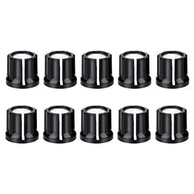 Image of Guitar Volume Tone Knobs, 10Pcs Knob Shaft Hole Speed Control for Electric Bass String Instrument Part