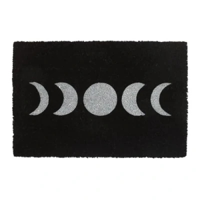Image of Something Different Wholesale Mystical Black Moon Phase Doormat with High Concentration Dye for Pale Surface Protection