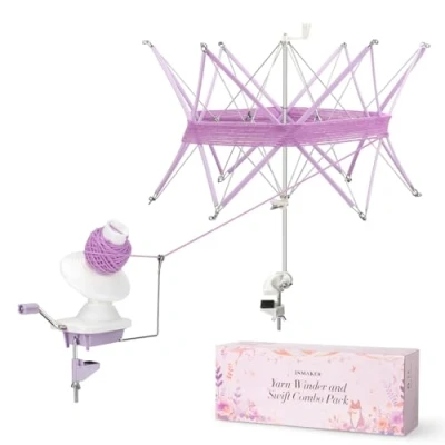 Image of INMAKER Yarn Winder and Swift, Swift Ball Set, with for Crocheting