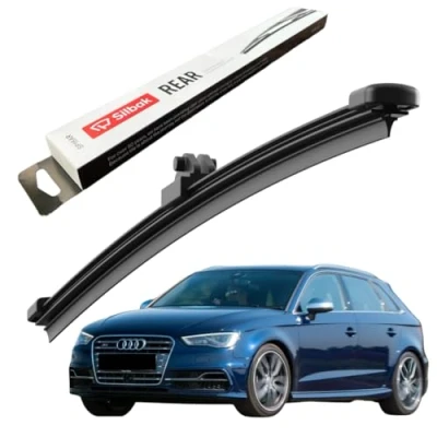 Image of Silbak Rear Windscreen Wiper, for AUDI S3 SPORTBACK (05/2013 10/2020) Wiper Blade, 350mm, Blade Accessories,