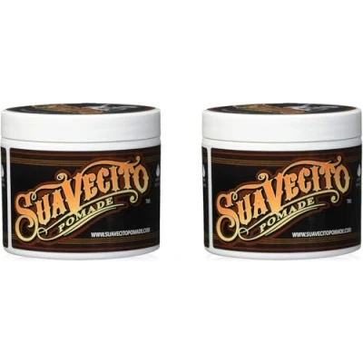 Image of Suavecito Pomade Original Hold, Medium Hold Hair For Men, Shine Water Based Wax, 4oz/113g x 2