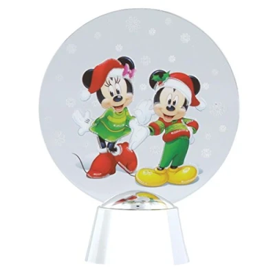 Image of Department 56 Disney Mickey and Minnie Mouse Holidazzler, Multi Colour