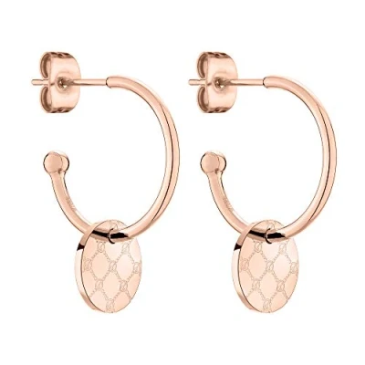 Image of Tamaris Logomania Stud Earrings, Standard, Stainless Steel, No Gemstone