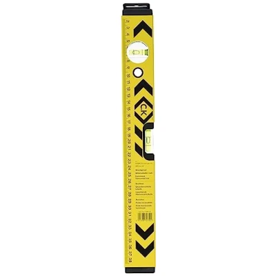 Image of C.K Aluminium Box Section Spirit Level Measure Tool with Vials 400mm 2 Vial Rule