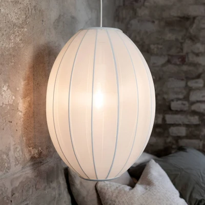 Image of Markslöjd Florence hanging light, white, Ø 40 cm, nylon