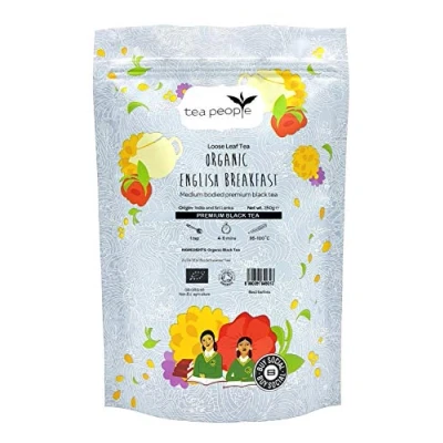 Image of Tea People Organic English Breakfast 250g Refill Pack