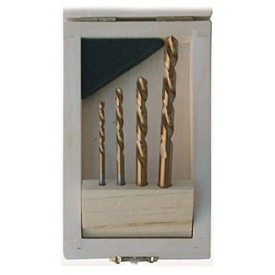Image of BGS 2726 Drill Set HSS left cutting 4 pcs.