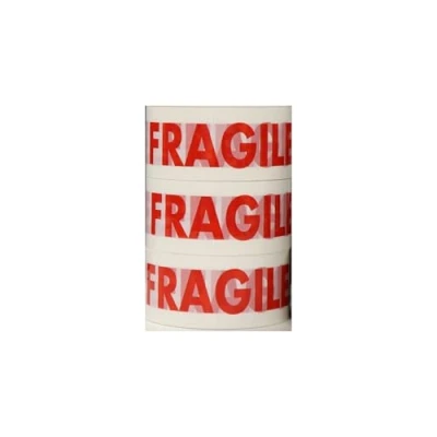 Image of DIVINE PACKAGING Fragile Printed Packing Tape x3 Rolls (48mm x 66m)