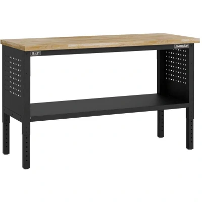 Image of Superline Pro Modular Workbench with Wooden Worktop 1525mm