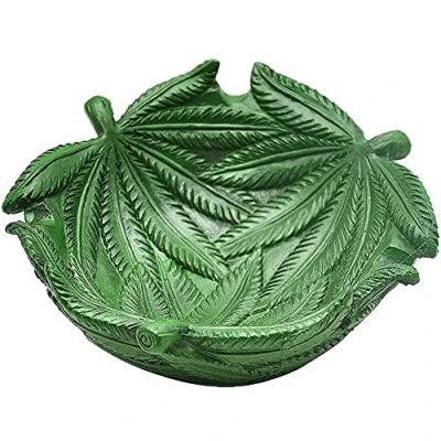 Image of Yooce Marijuana Leaf Cigarette Ashtray Cannabis Weed Ash Tray