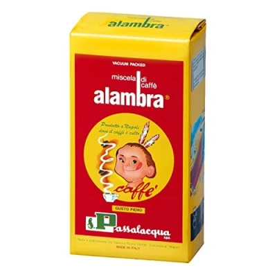 Image of Caffè Passalacqua Alambra 250 gr Ground Coffee, Full Flavored Package 24 Pieces