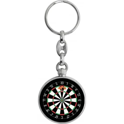 Image of Toff London Orange Dartboard 180 Keyring