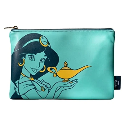 Image of Disney Half Moon Bay Aladdin Pouch Jasmine Travel 16x24cm Cosmetic Cash Coin School