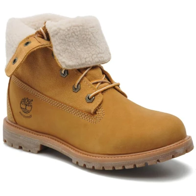 Image of Timberland Authentics Laceup ankle boots, Women&#039;s, Size: 4.5, Wheat Leather