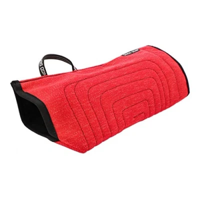 Image of DINGO GEAR Red Nylcot Cover for Bite Sleeve Protection Guard IGP Dog Training S00621