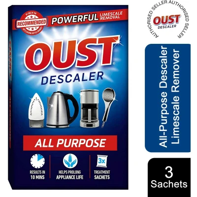 Image of Oust All Purpose Descaler (Pack of 3 Sachets)