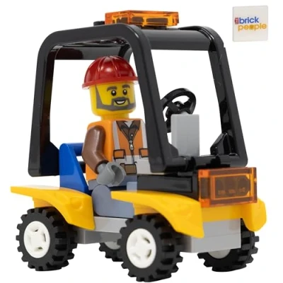 Image of LEGO City: Airport Construction Worker with Service Car