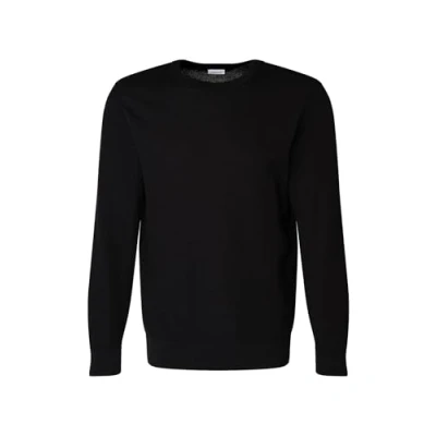 Image of Seidensticker Men&#039;s Regular fit Pullover Crew Neck Jumper Sweater, Black, XL
