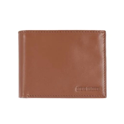 Image of Steve Madden Wallet Leather RFID Blocking with Extra Capacity Id Window Mens One Size
