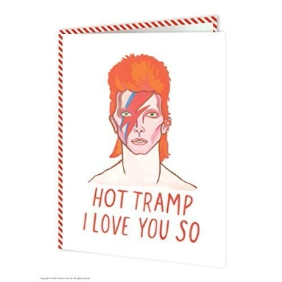 Image of Funny Humorous &#039;Bowie&#039; Birthday Greetings Card