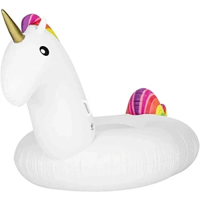 Image of Toyland® Giant Inflatable Unicorn Pool Float Holiday or Party Essential for Adults &amp; Kids 170cm/67