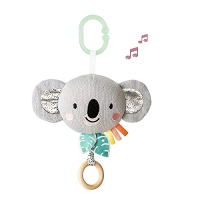 Image of Taf Toys Kimmy the Koala Musical Toy. Plush Baby Sensory Take Along Plays Soothing Lullaby to Help Sleep. Attaches Cot Pram or Car Seat. Suitable for Newborn Boys &amp; Girls 0 month +