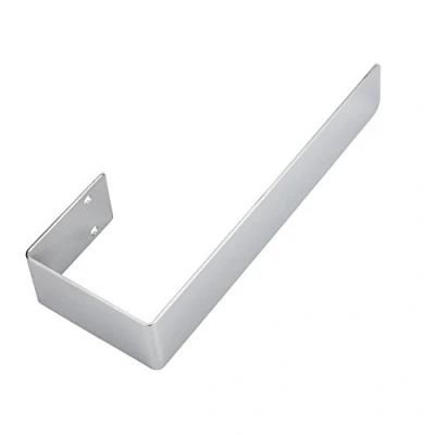 Image of Milano Modern Chrome Wall Mounted Vertical Radiator Towel Rail 320mm x 60mm