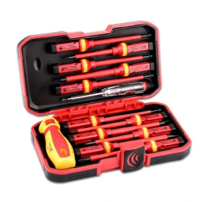 Image of Insulated Screwdriver Set 13PCS 1000V Electricians PH PZ SL TX Interchangeable Screwdrivers Repair Tools Kit
