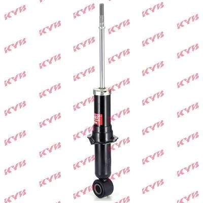 Image of 4853009870, 4853009880 Shock absorber KYB Excel G 341821 Rear Axle Gas Pressure Twin Tube Spring bearing Damper Top pin, Bottom eye